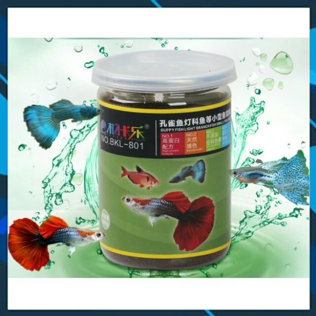 Thức ăn cá thủy sinh , guppy , thức ăn cá cảnh BKL