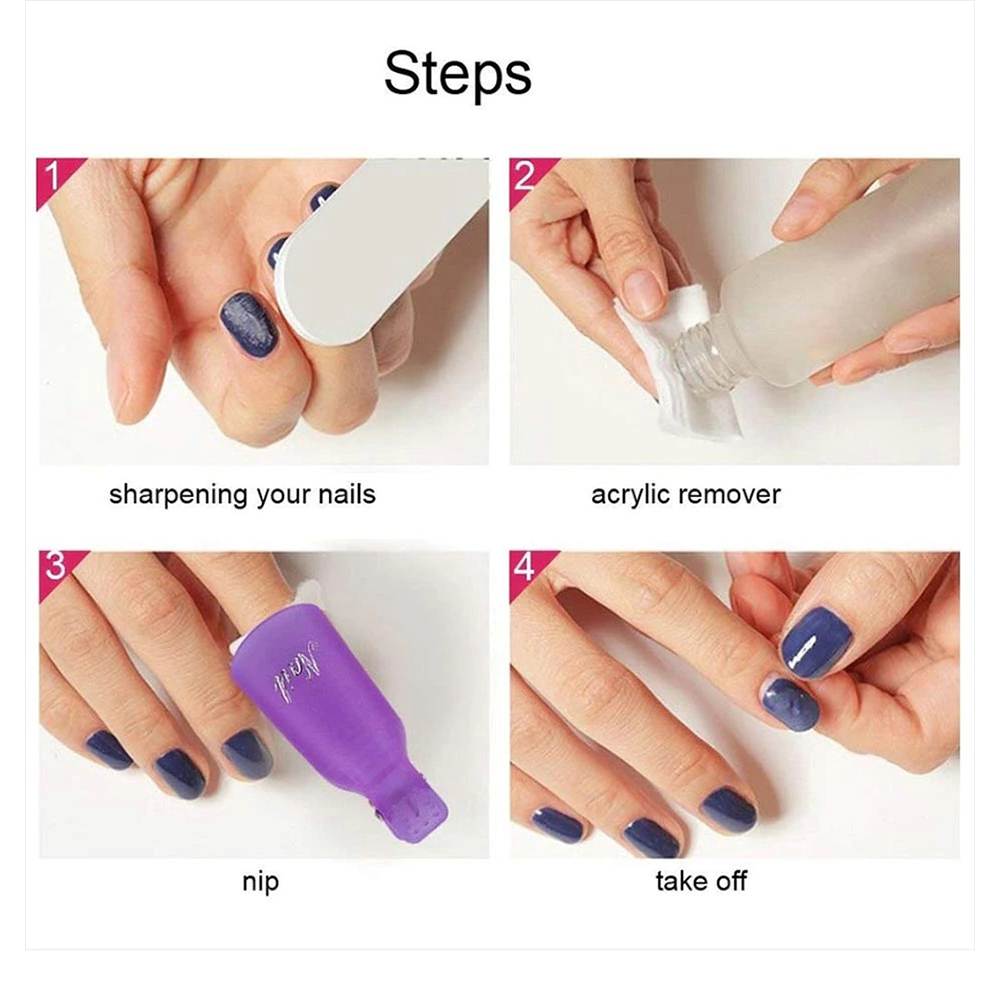 Set Ủ Tháo Móng Tay, Đồ Làm Nail Tiện Dụng