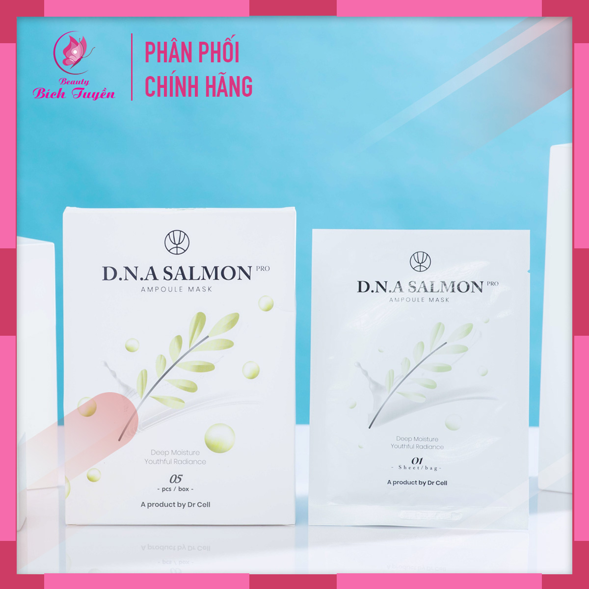 Mặt Nạ Dưỡng Da Cá Hồi DNA phiên bản mới