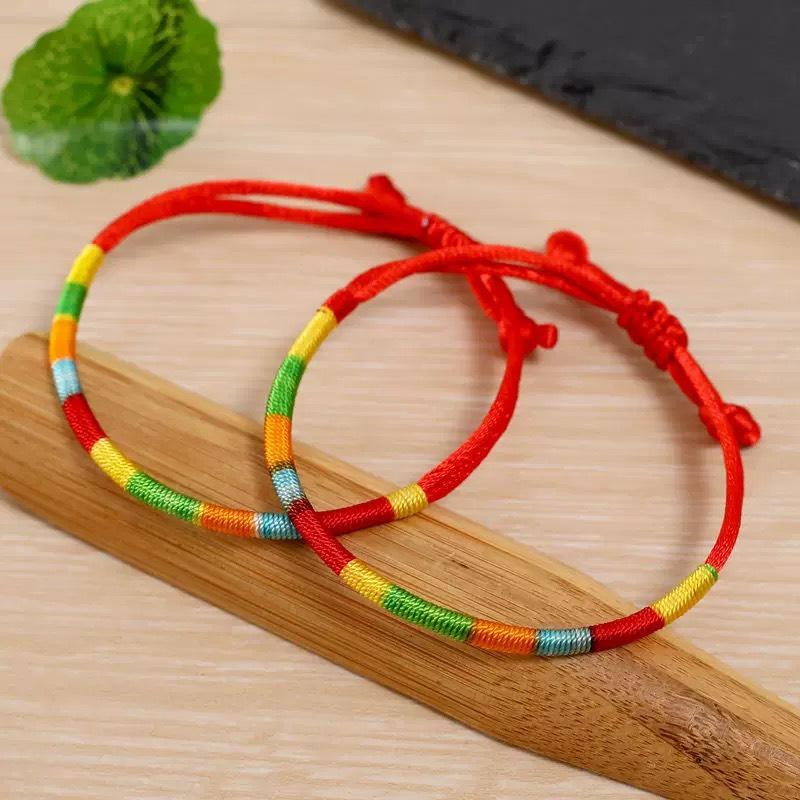Vòng Tay Chỉ Màu Ngũ Sắc Bình An