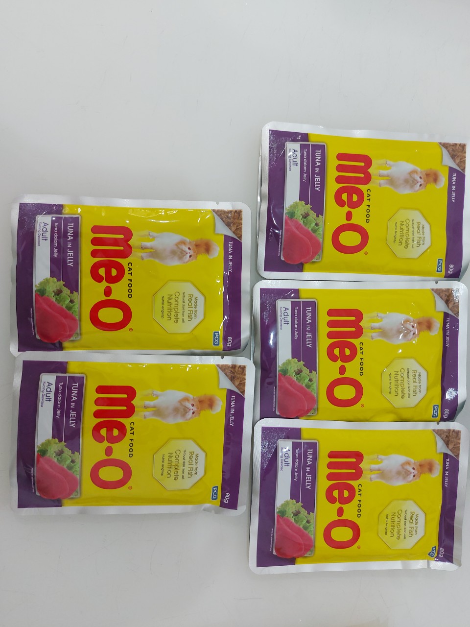 Combo 5 gói Pate cho mèo Me-O (5 gói x80g)