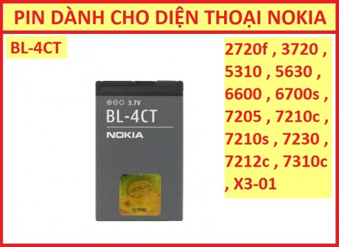 Pin Nokia BL-4CT cho Nokia 6700 , 5310, Nokia C5-00