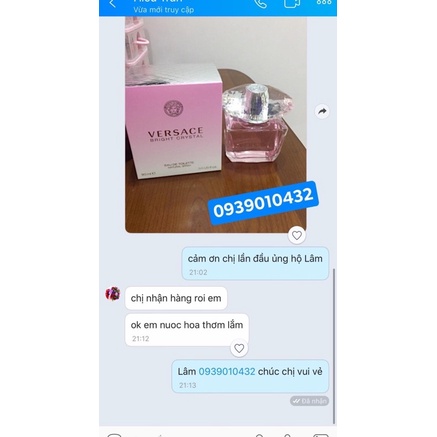 [ CHÍNH HÃNG] Nước hoa nữ VERSACE BRIGHT CRYSTAL 90ml