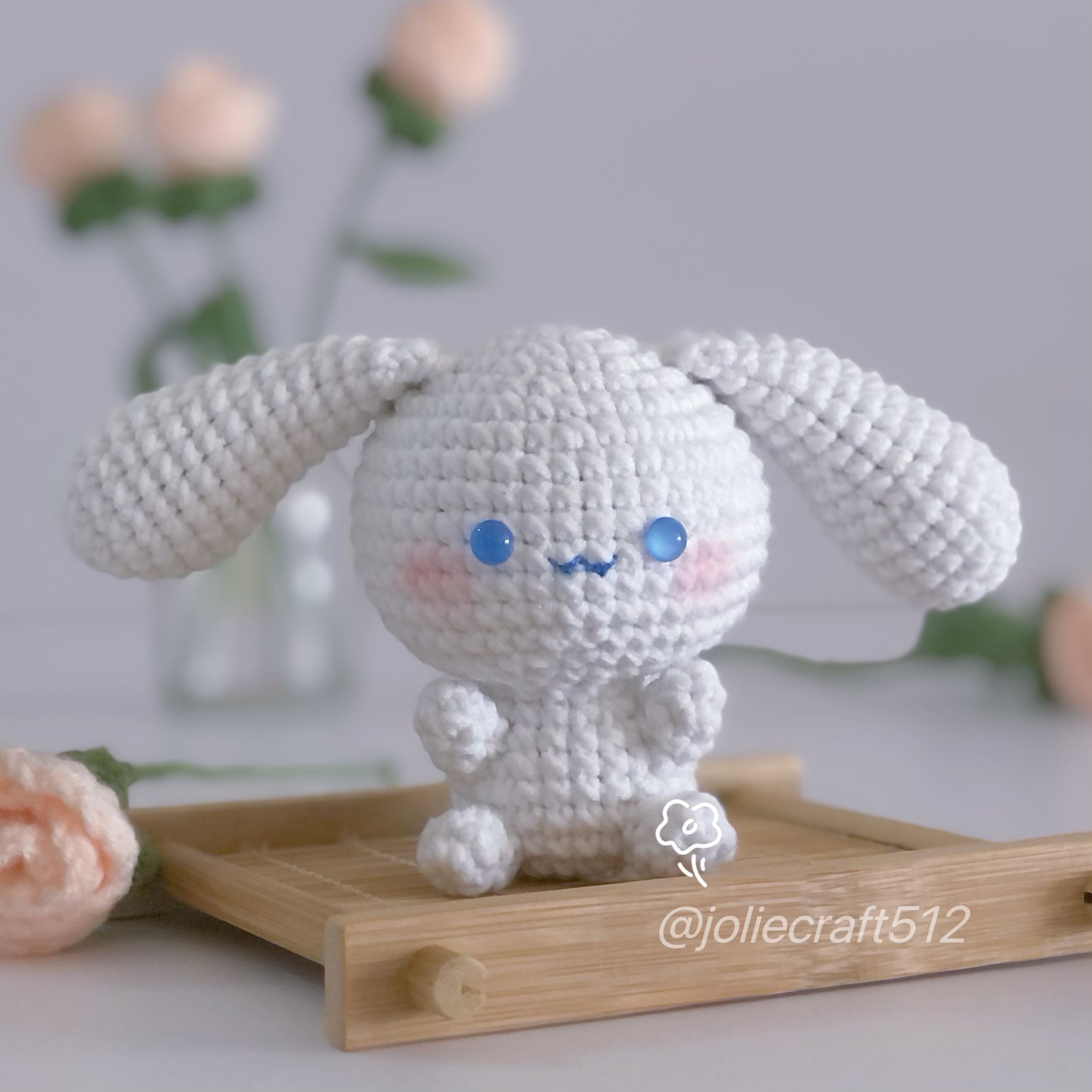 Móc khóa Cinnamoroll - móc khóa len - quà tặng