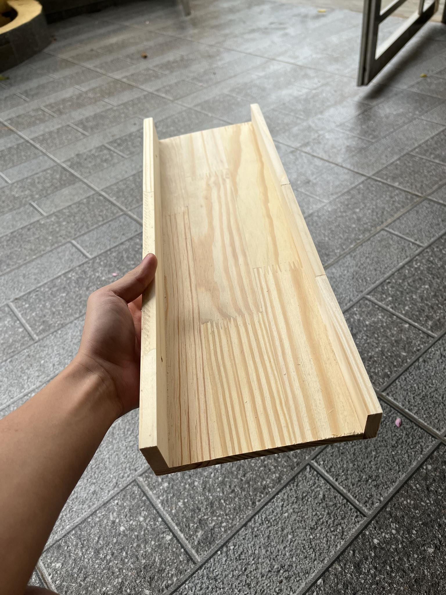 Kệ Treo Tường Đựng Lọ Gia Vị Kệ Gỗ Nhà Bếp Phong Cách Tối Giản