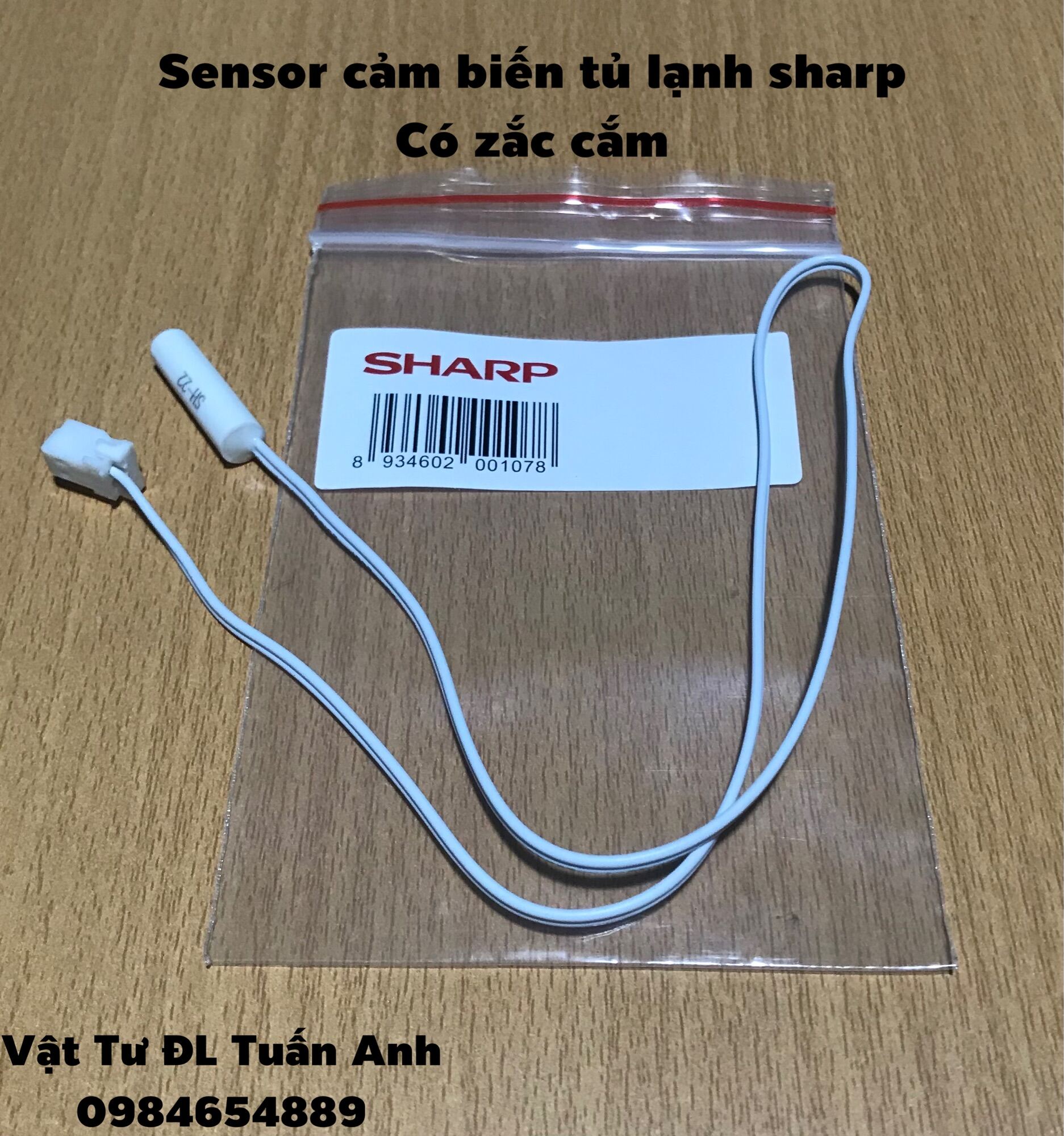 Combo 2 Sensor cảm biến tủ lạnh Sharp chính hãng có zắc cắm