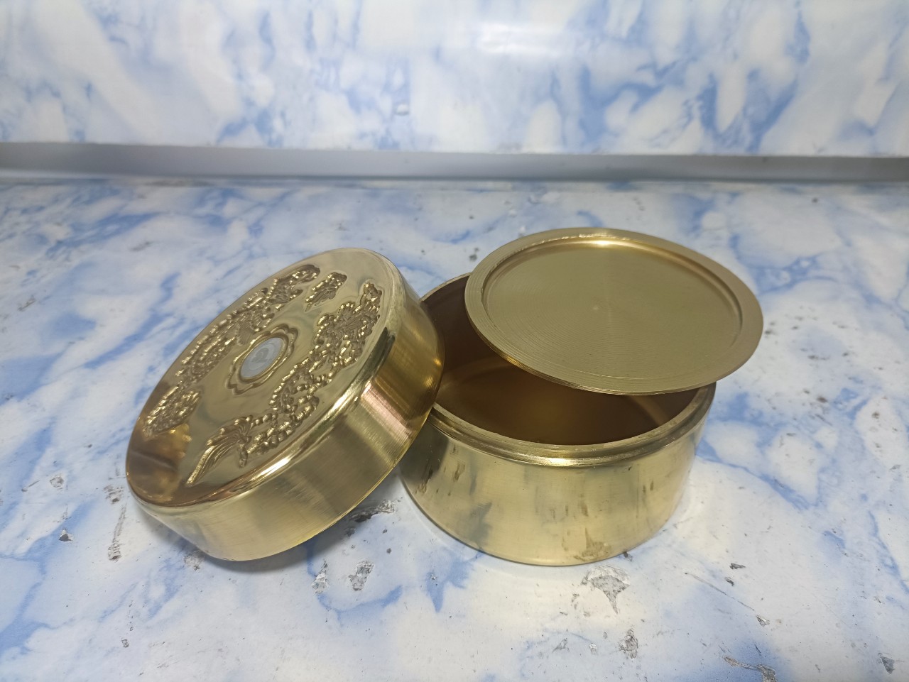 [Đồng] Bộ khay trầu hỏi cưới bằng đồng sang trọng