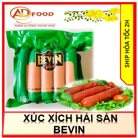 1kg XÚC XÍCH HẢI SẢN BEVIN