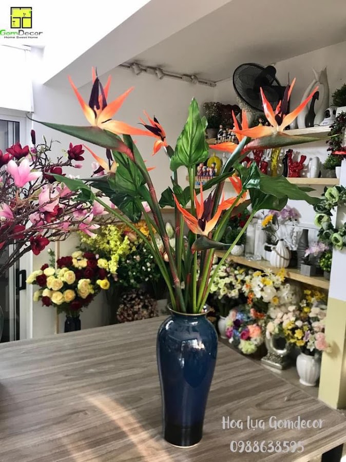 Bird of Paradise Flowers, Rubber Flowers, Silk Flowers
