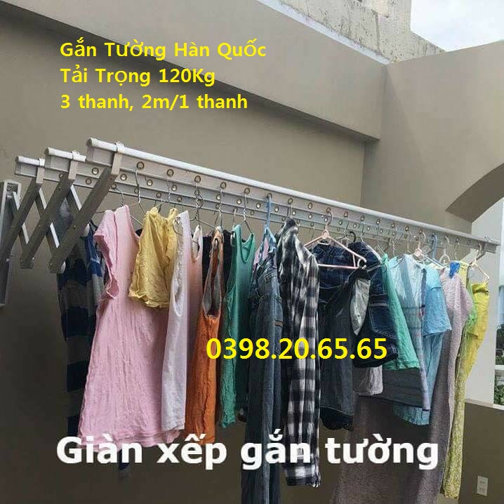 Giàn Phơi Thông Minh Gắn Tường Hàn Quốc HS - 88A