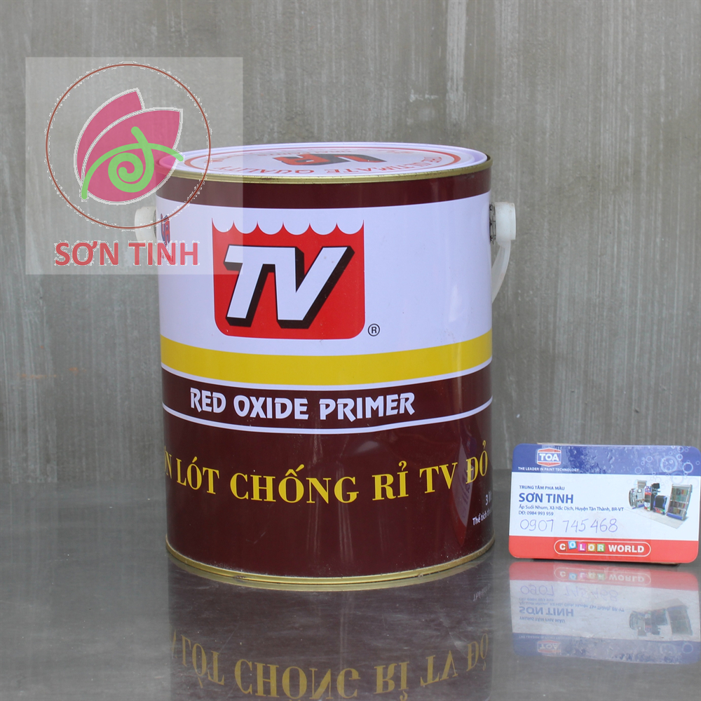 Sơn lót chống rỉ TV màu đỏ 3L