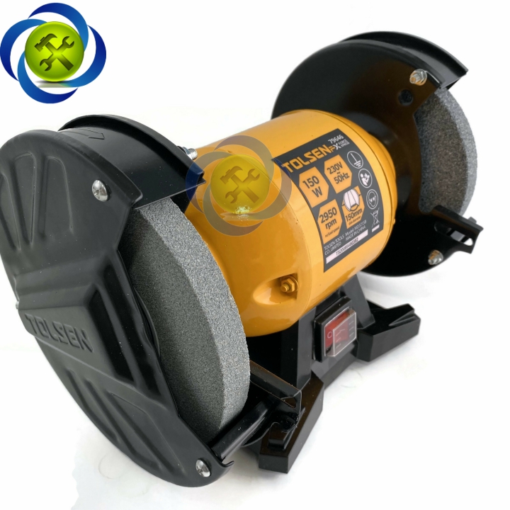 [HCM]Máy mài để bàn 2 đá 150W TOLSEN 79646