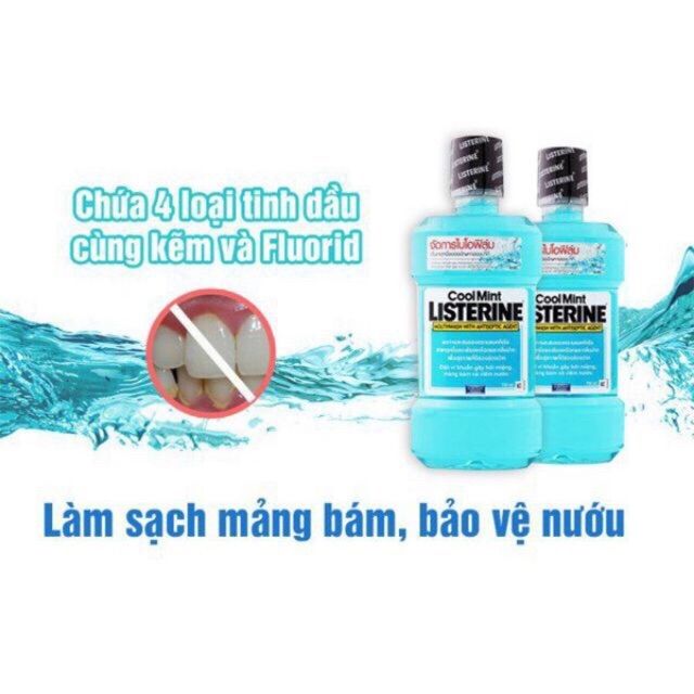Nước súc miệng listerine