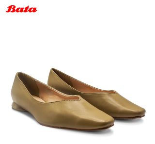 Giày búp bê nữ màu vàng Thương hiệu Bata 560-8102 thumbnail