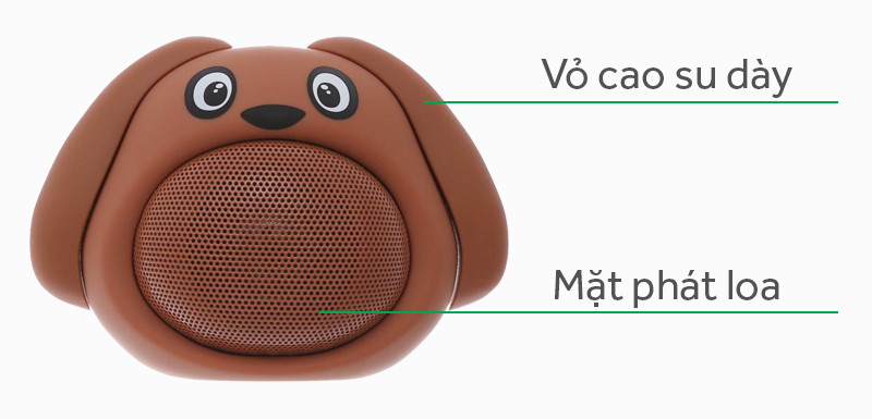 Loa Bluetooth iCutes MB-M818 Cún ( 3W )