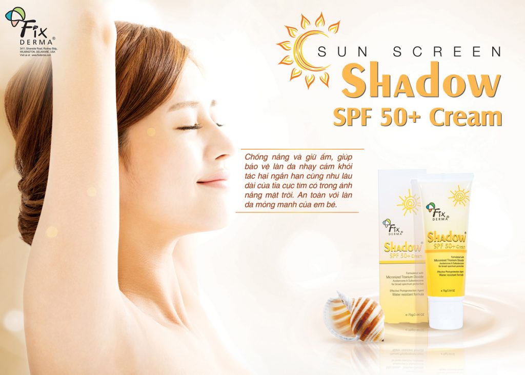 [HCM]Fixderma Kem Chống Nắng Shadow Spf50+ Cream 75g