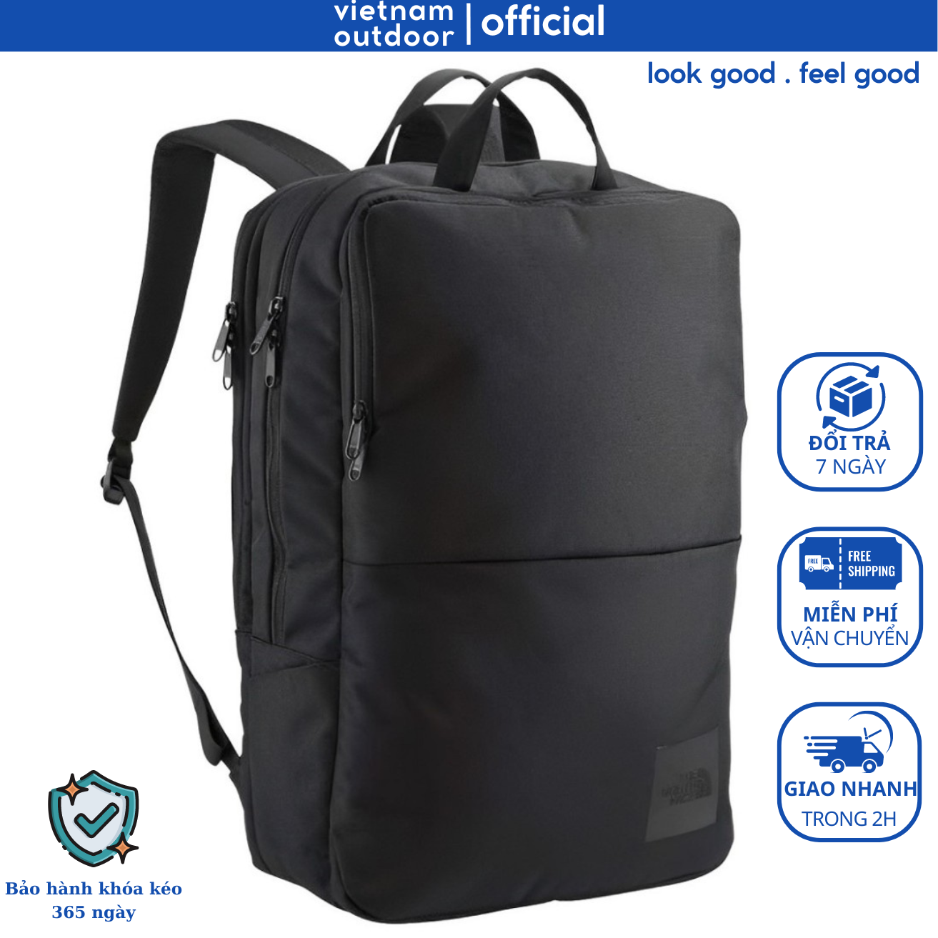 Balo Du Lịch Nam Nữ THE NORTH FACE SHUTTLE DAYPACK Đựng Laptop Nhiều Ngăn Lưu Trữ Cặp Đứng