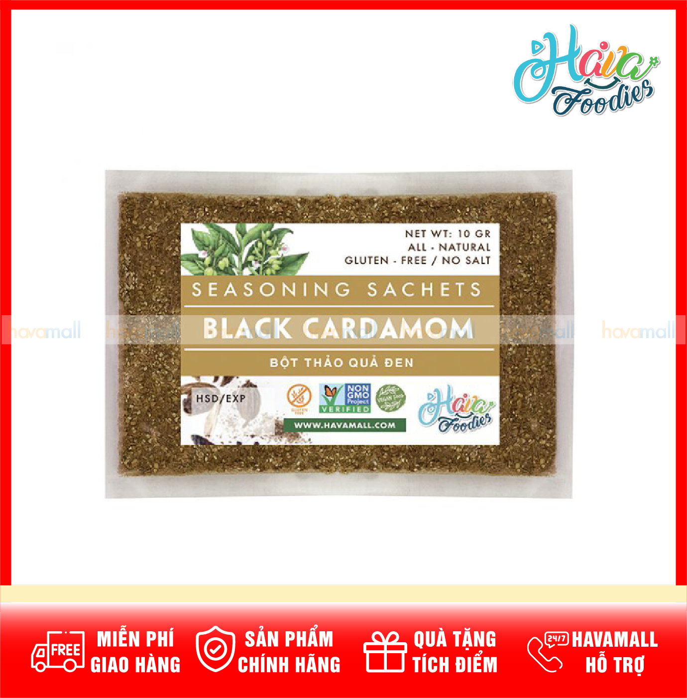 Bột Thảo Quả Đen Havafood – Black Cardamom