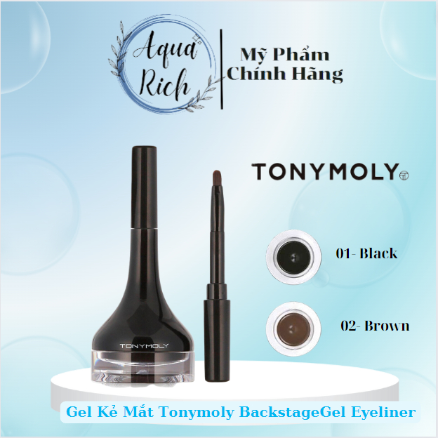 Gel kẻ mắt Tonymoly Backstage Gel Eyeliner - 4g