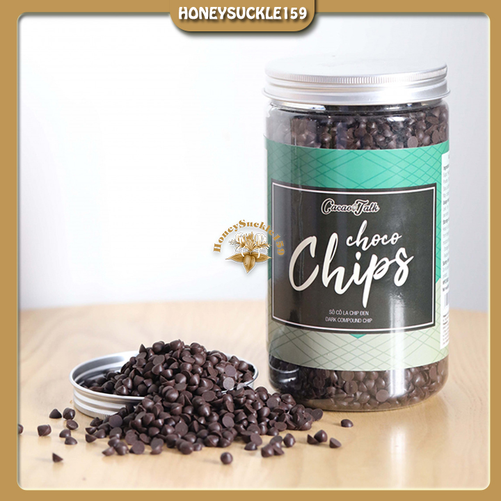 Socola Chip(Chocochip Đen) Dùng Trang Trí Bánh Hộp 700g