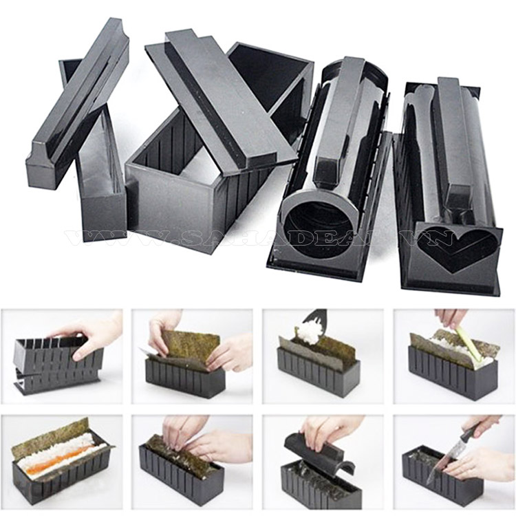 Dụng cụ làm sushi cao cấp 10 món