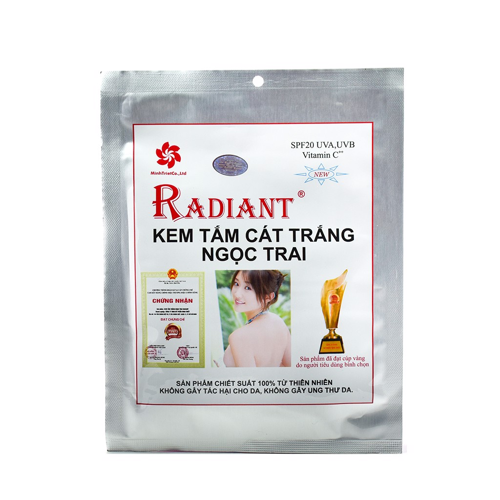 [HCM]Tắm trắng ngọc trai Radiant