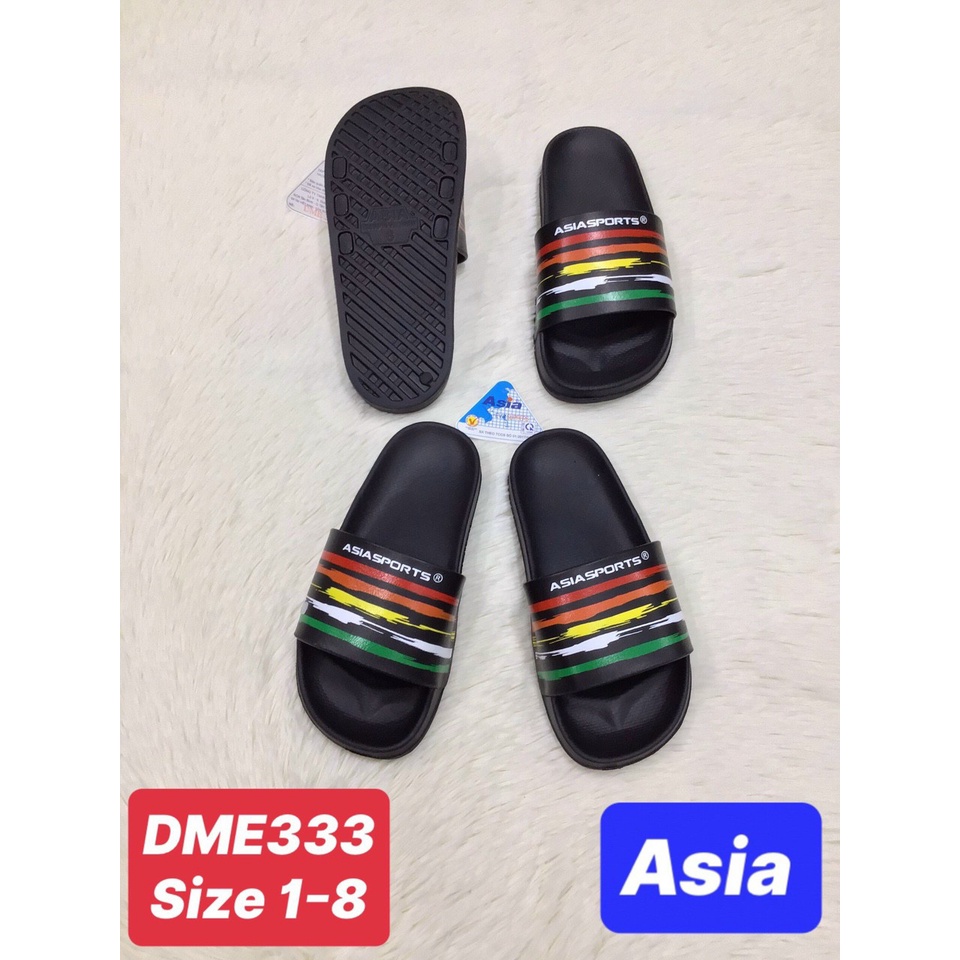 Dép Nam Nữ Asia Quai Ngang họa tiết siêu Super Cool