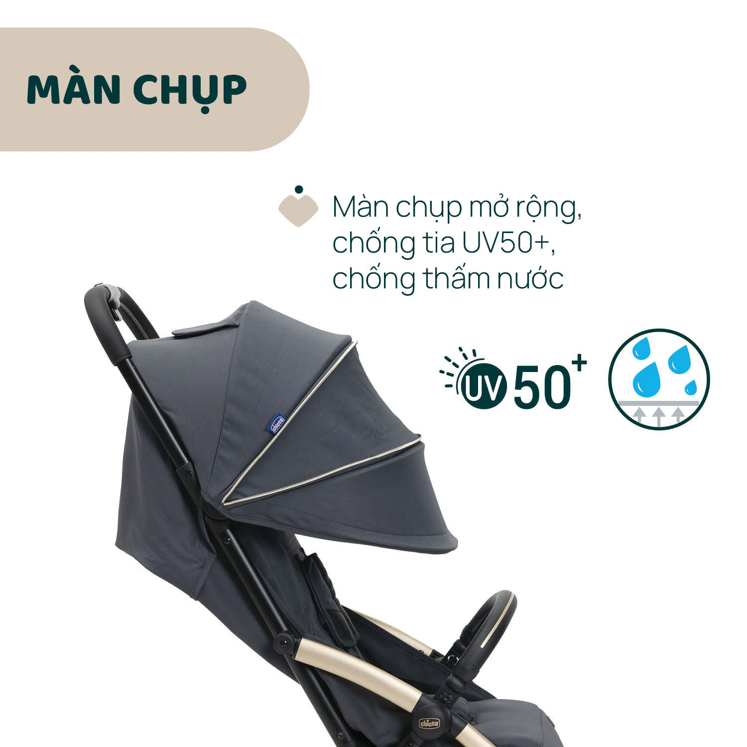 Xe đẩy gấp gọn Chicco Goody Xplus