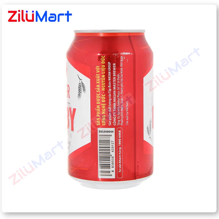 Bia Ruby đỏ (thùng 24 lon) loại 330ml