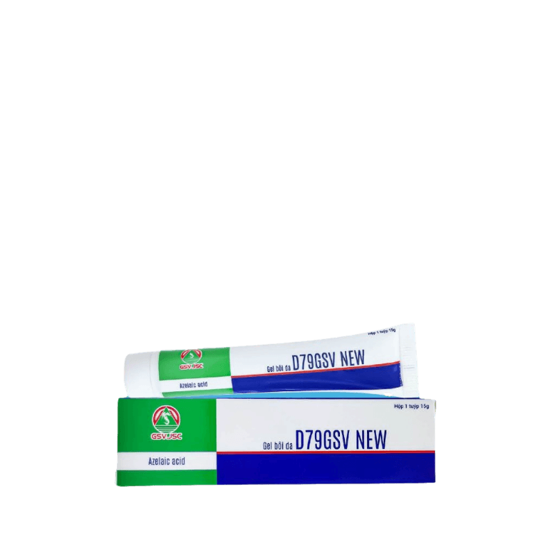 D79 gsv cream / d79 gsv new gel giảm mụn trứng cá, mụn lưng, dày sừng nang lông - 15g