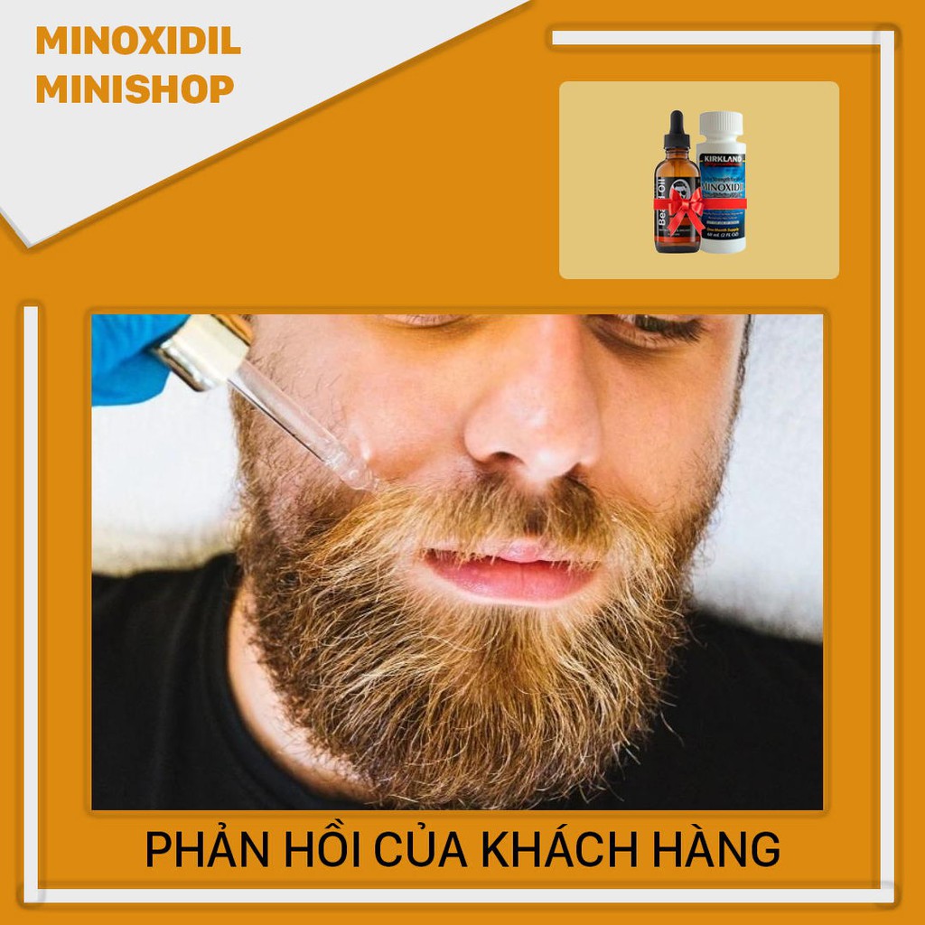 Combo Minoxidil 5% Mọc Râu Tóc, Dầu Dưỡng Beard Oil 10ml