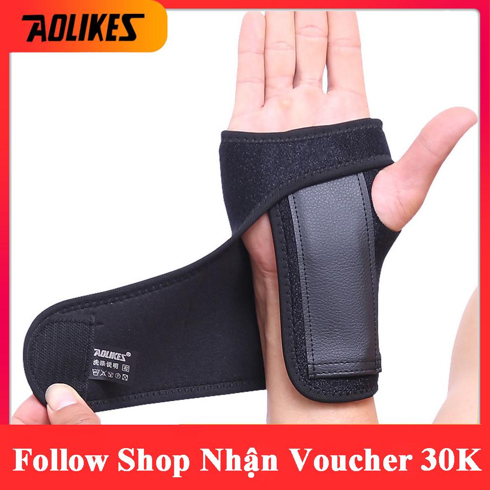 Băng Nẹp Cố Định Khớp Cổ Tay Xỏ Ngón Cao Cấp AOLIKES YE-1676