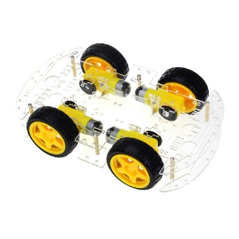 Khung xe robot 2 tầng 4 bánh stem