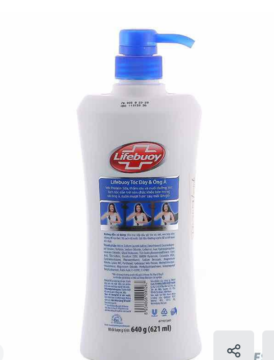 Dầu Gội Lifebuoy chai 640g - 048