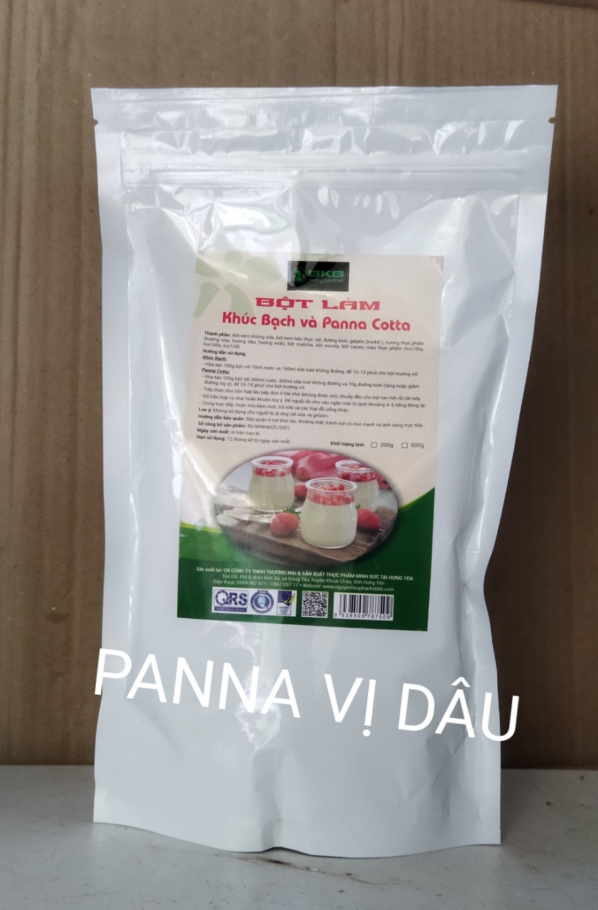 BỘT LÀM CHÈ KHÚC BẠCH -  PANNA COTTA 1KG