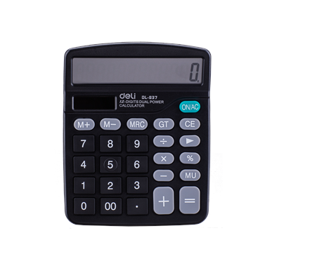 Máy tính 12 số Deli E837 / Deli E837 Calculator plastic - 12 digits