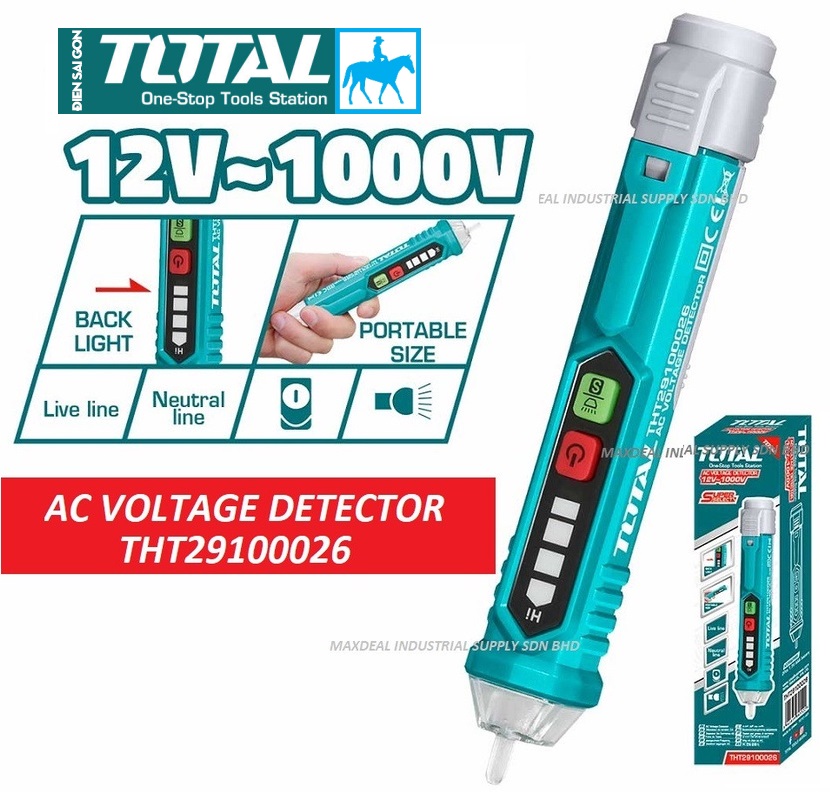 Bút thử điện bút dò điện áp 12v 1000v ac ingco vd10003