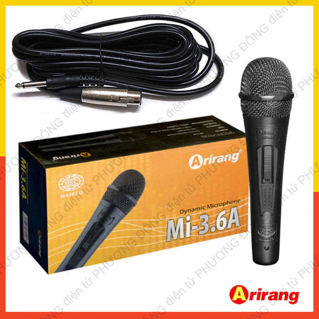 Micro karaoke Arirang Mi-3.6A có dây siêu bền