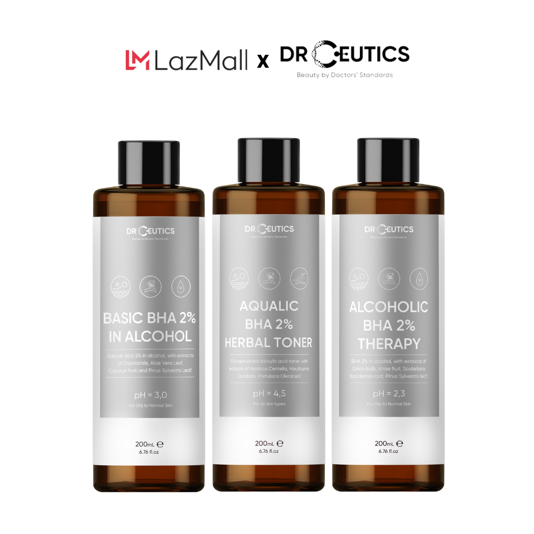 DRCEUTICS Dung Dịch Làm Sạch Và Cân Bằng Da DrCeutics BHA 2% -200ml