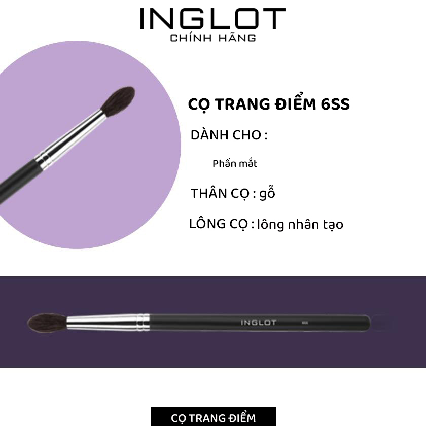 Cọ trang điểm mắt Makeup Brush 6Ss INGLOT