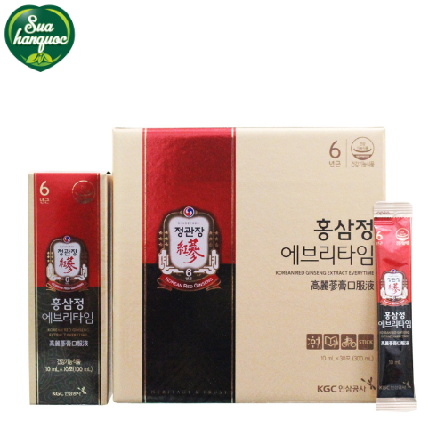 Tinh Chất Hồng Sâm Pha Sẵn KGC Extract Everytime Original (30 gói)