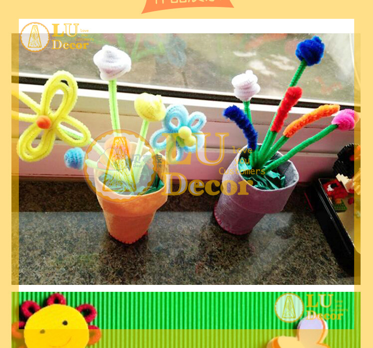 Bó kẽm nhung làm đồ handmade đồ chơi cho bé | LU Decor