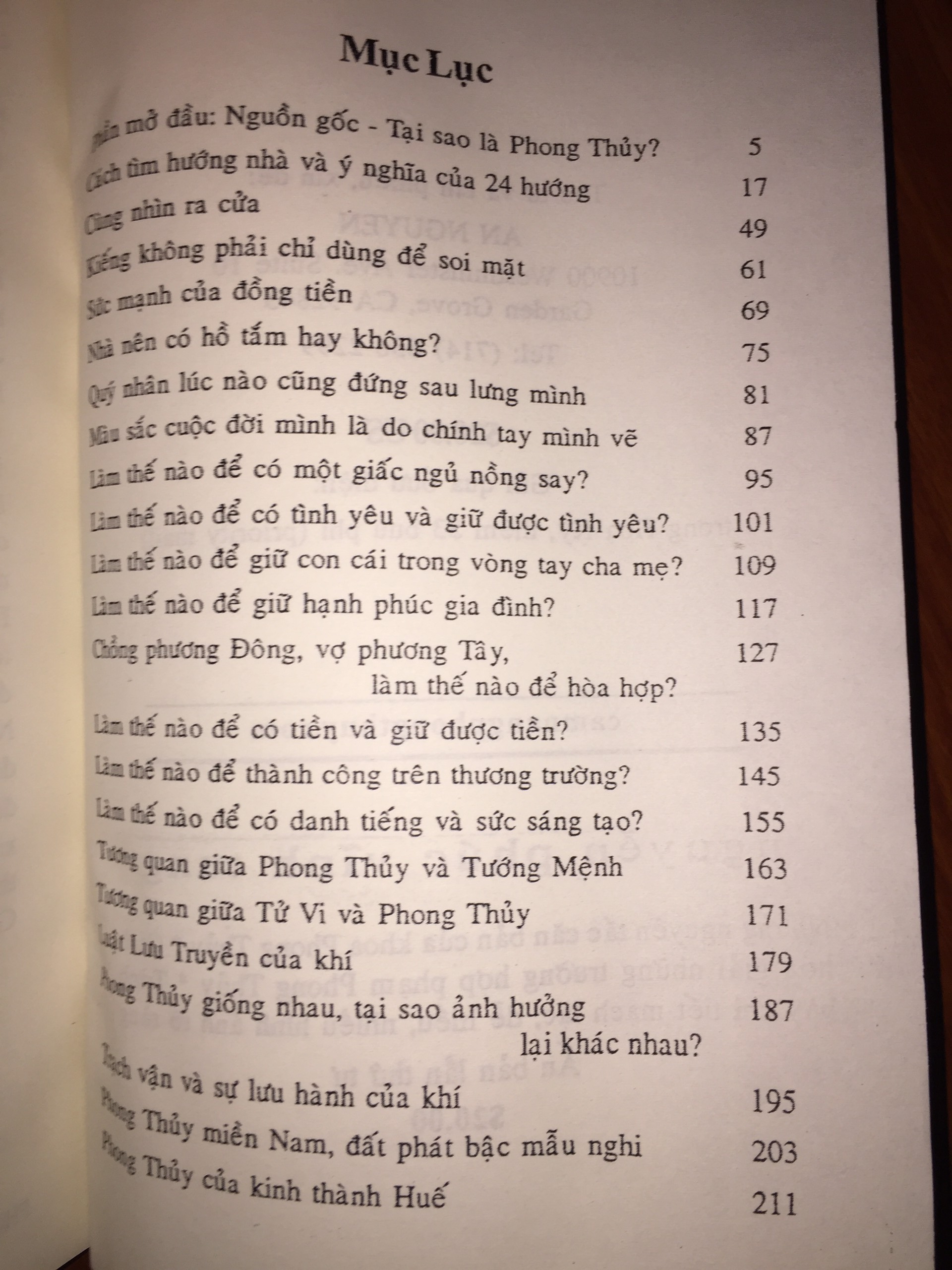 Sách Phong Thủy Bí Quyết Để Thành Công