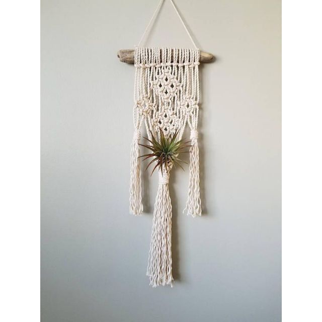 Dây macrame dây treo cây không khí treo chậu hoa nhỏ