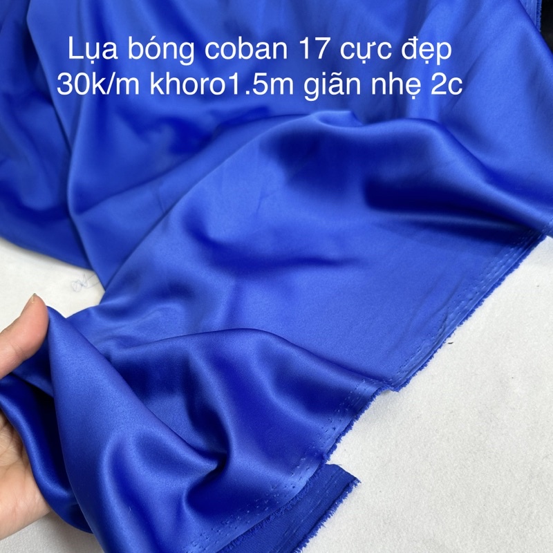 Vải Lụa bóng xuất dư- may pi-zama, váy ngủ, áo sơ mi.