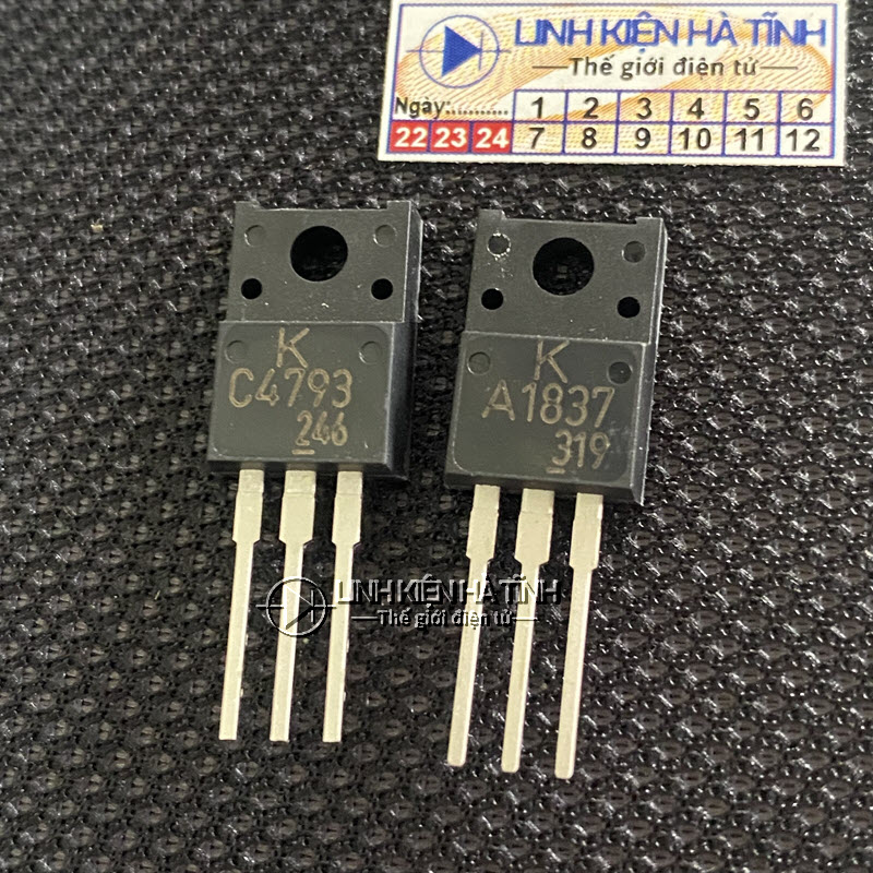 Cặp sò thúc kta1837 ktc4793 a1837 c4793 kec nhập khẩu mới