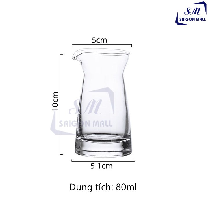 [HCM]Bộ bình rót và 2 ly uống rượu thủy tinh cao cấp
