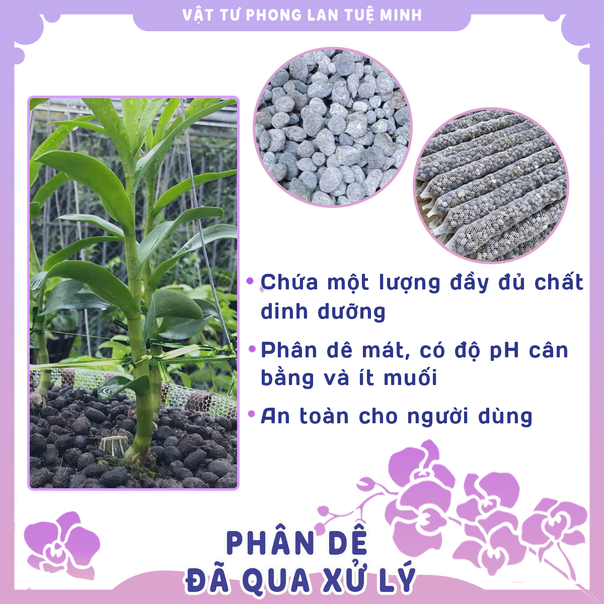 1kg phân dê BÓN LAN ĐÃ QUA XỬ LÝ