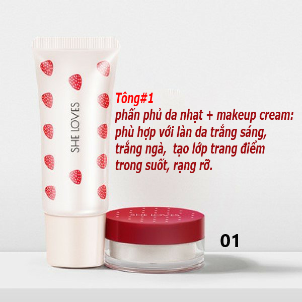 SET BB & PHẤN PHỦ SHE LOEVS CAKE