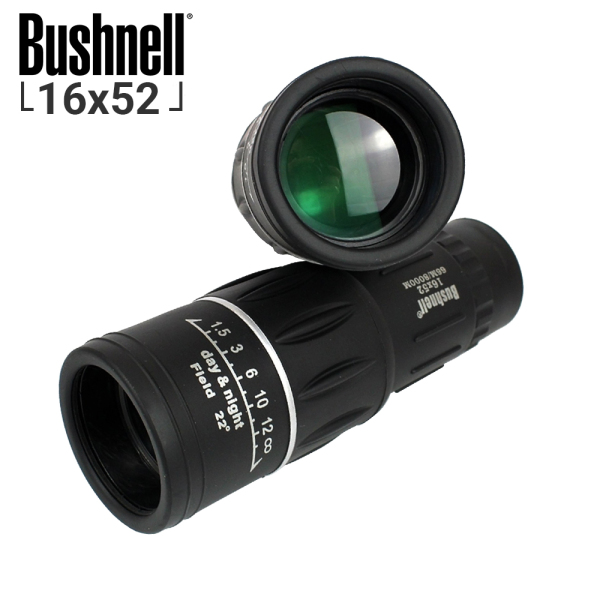 Ống nhòm một mắt Bushnell 16x52 - Độ phóng đại 10x trường nhìn từ 66 - 8000m